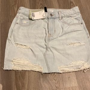 H&M denim mini skirt